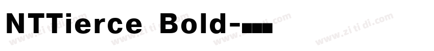 NTTierce Bold字体转换